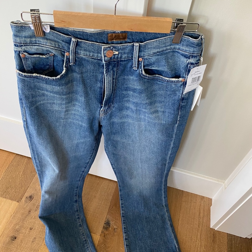 Mother insider step crop fray - scenic route size 31